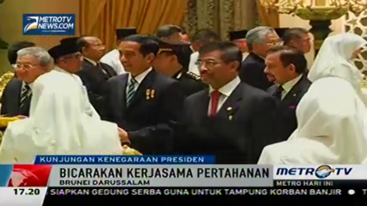 Kunjungi Brunei, Presiden Jokowi Terima Bintang Kehormatan