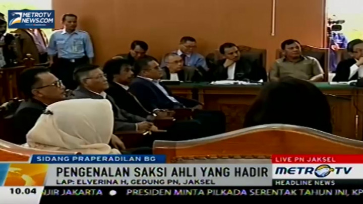 Margarito Kamis Hadir sebagai Saksi Praperadilan Budi Gunawan