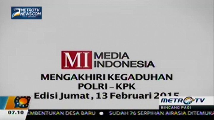 Mengakhiri Kegaduhan Polri-KPK