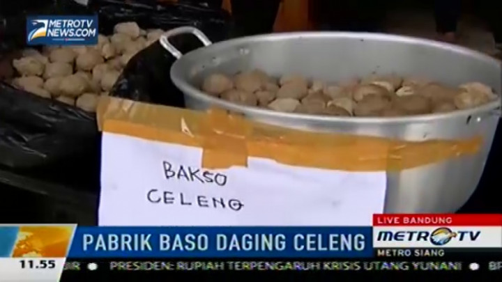 Bakso Daging Celeng yang Disita Sebanyak 140 Kg   