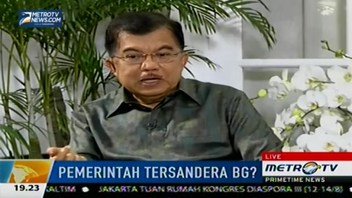 Jusuf Kalla: Kisruh KPK dan Polri Masalah Sederhana