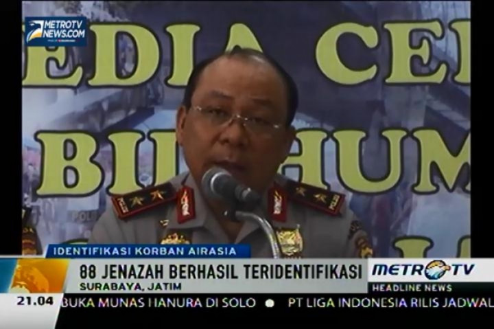 Tim DVI Identifikasi 10 Korban QZ8501