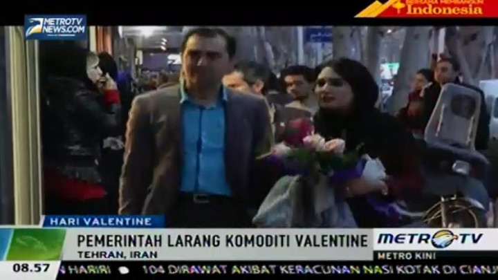 Perayaan Valentine di Teheran