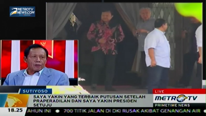 ​Sutiyoso: Putusan Terbaik Putusan Setelah Praperadilan 