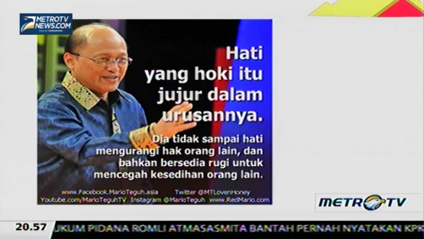 Mario Teguh Golden Ways: Hati yang Hoki (3)