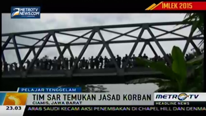 Tim SAR Temukan Jasad Pelajar yang Hanyut di Sungai Ciseel