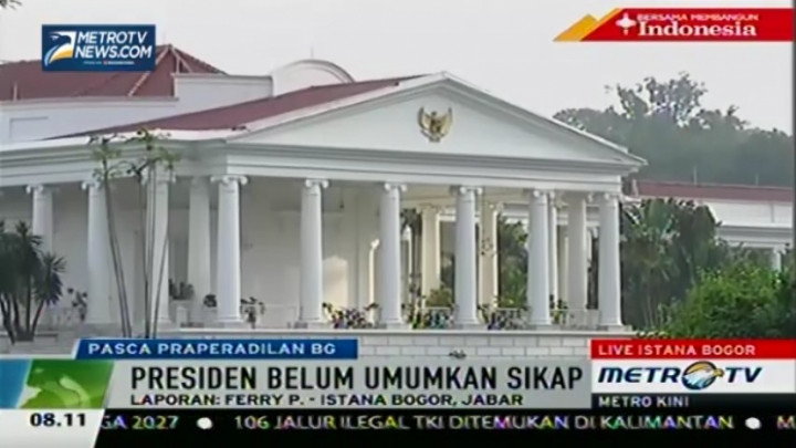 Presiden Belum Umumkan Sikap Terkait Kasus BG