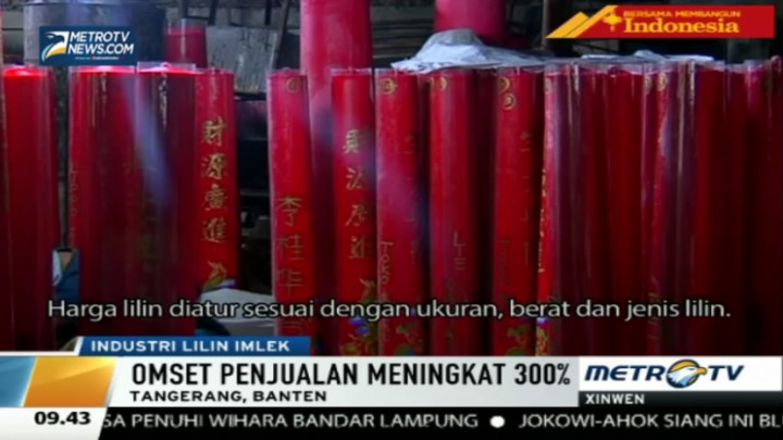 ​Melihat Cara Pembuatan Lilin Imlek 