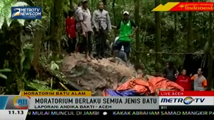 Cegah Konflik, Pemda Nagan Raya Tutup Sementara Pertambangan Batu Alam