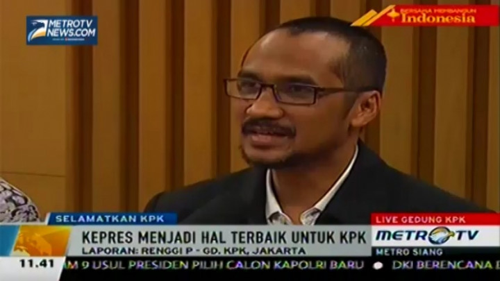 Dua Pimpinan Jadi Tersangka, KPK Tunggu Langkah Pemerintah