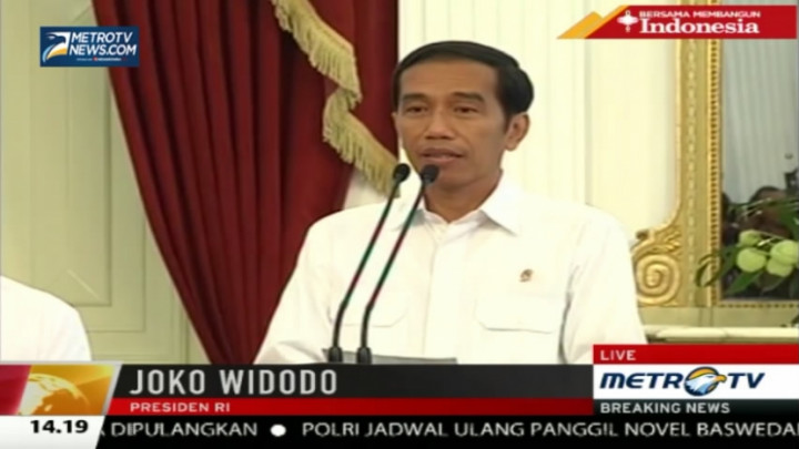 Presiden Jokowi Usulkan Badrodin Haiti Calon Kapolri