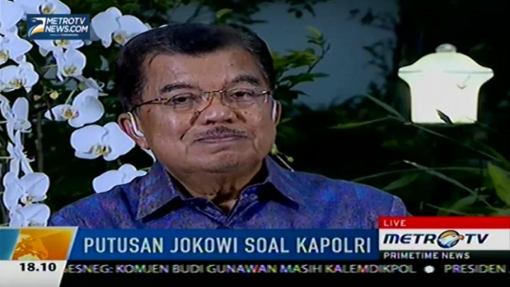 Tanggapan JK Terkait Budi Gunawan