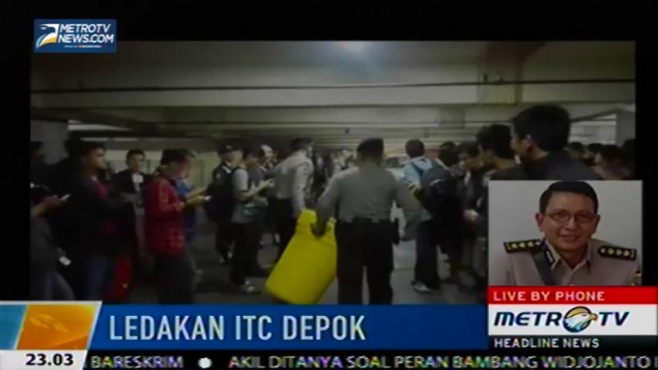 Ledakan di ITC Depok   