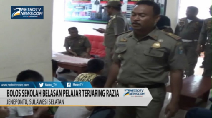Bolos Sekolah, Belasan Pelajar Terjaring Razia