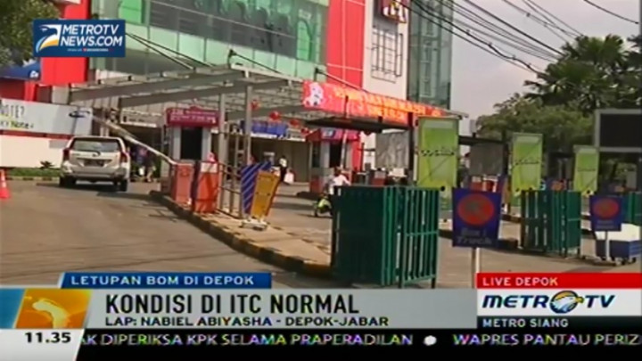 Pascaletupan Bom, Aktivitas Perdagangan di ITC Depok Normal