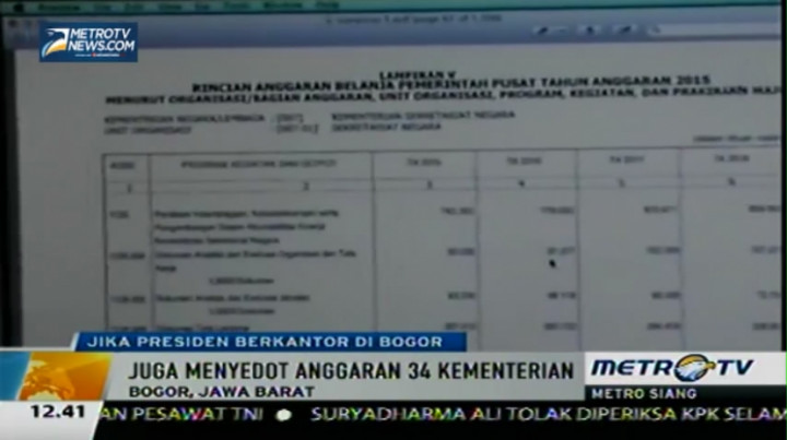 Ini Hitung-hitungan Pemborosan Anggaran Jika Jokowi Berkantor di Bogor