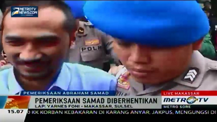 Setelah Pertanyaan ke-15 ​Abraham Samad Sakit, Pemeriksaan Dihentikan