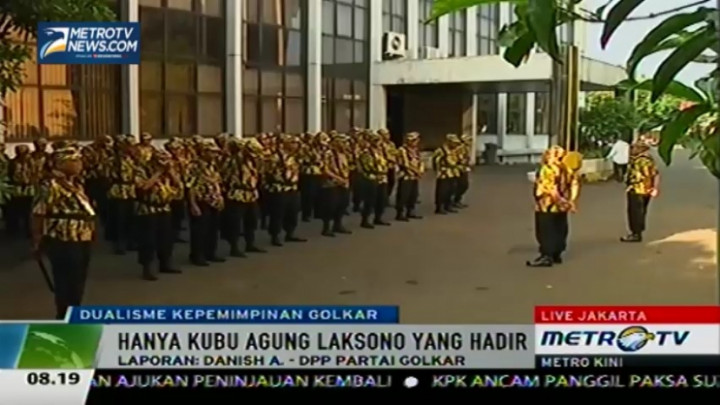 Jelang Sidang Mahkamah Partai, Kantor DPP Golkar Masih Sepi