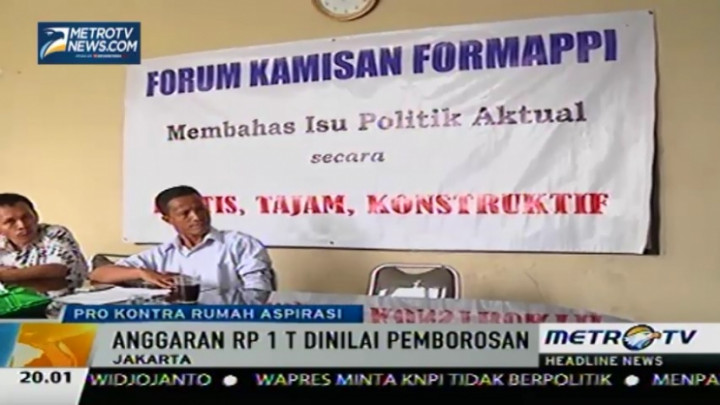 Formappi Nilai Anggaran Rumah Aspirasi sebagai Pemborosan
