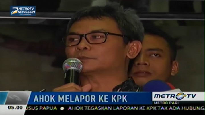 Pimpinan KPK akan Tindaklanjuti Laporan Ahok