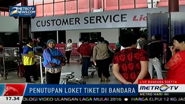 Resmi Ditutup, Loket di Bandara Soetta Beralih Fungsi 