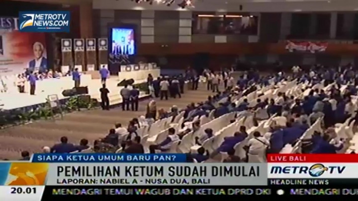  Pemilihan Ketua Umum PAN Dimulai