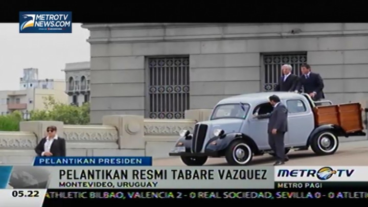 Tabare Vazquez Resmi Dilantik sebagai Presiden Uruguay