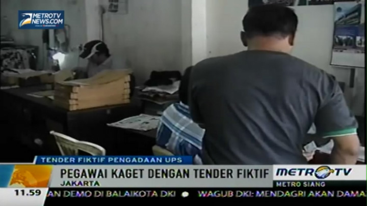 Tender Fiktif Pengadaan UPS