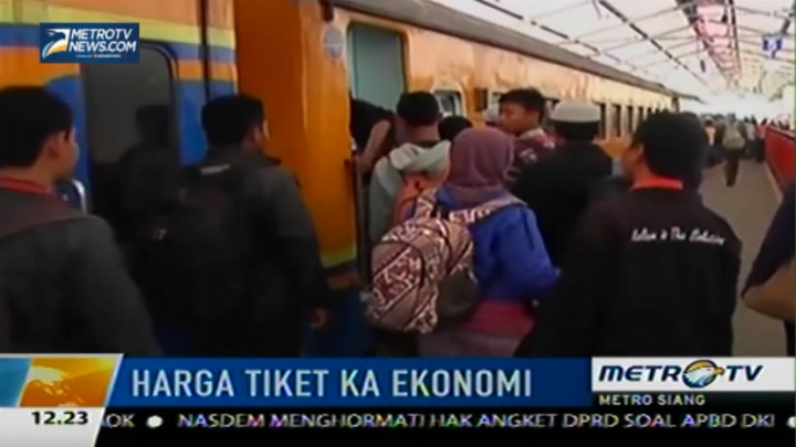 Harga Tiket KA Ekonomi Jarak Jauh Kembali Turun ke Rp55 Ribu