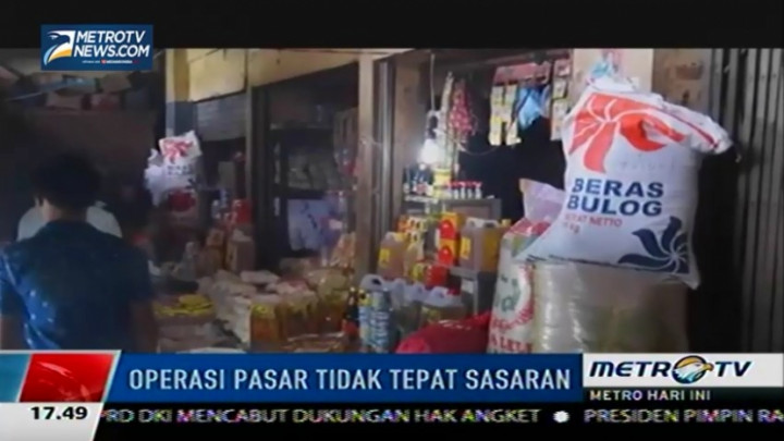 Operasi Pasar Tak Tepat Sasaran, Beras Bulog Dijual di Pasar