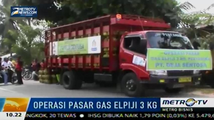​Atasi Kelangkaan Elpiji 3 Kg, Pertamina Gelar Operasi Pasar
