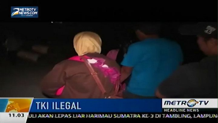 Satgas Pengamanan RI-Malaysia Amankan 13 TKI Ilegal