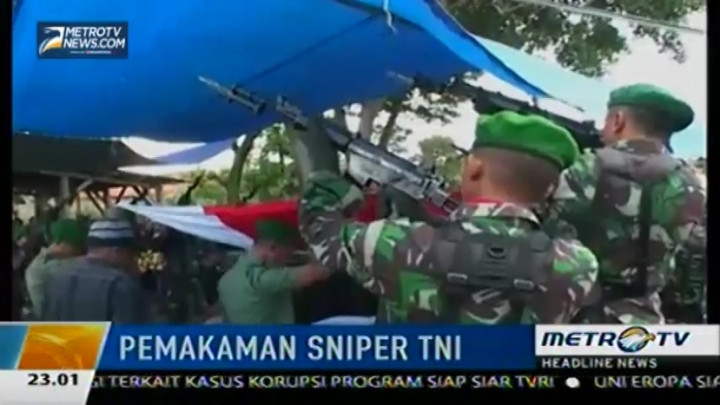 Upacara Militer Lepas Jenazah Tatang Koswara
