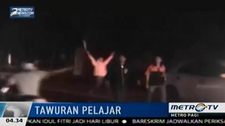 Dua Kelompok Pelajar SMA Terlibat Tawuran