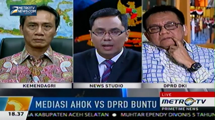 Mediasi Ahok dan DPRD DKI Buntu