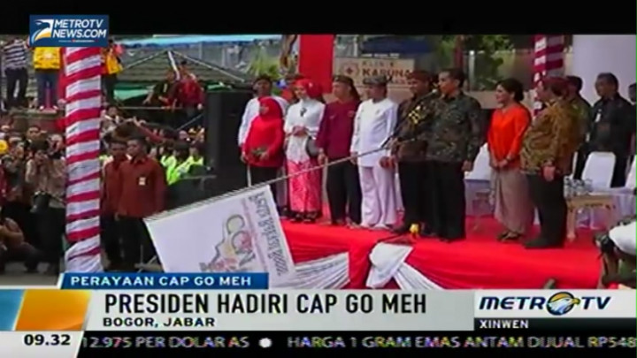 Presiden Joko Widodo Hadiri Perayaan Cap Go Meh 