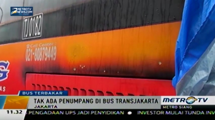 Lagi, Bus Transjakarta Terbakar  