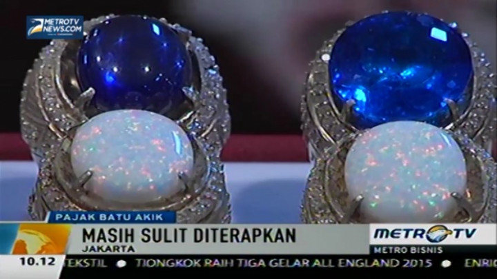 Pemberlakuan Pajak Batu Akik Ditunda