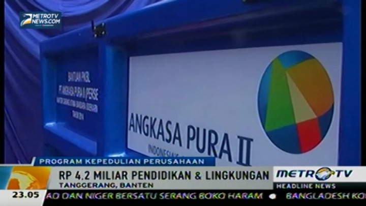 PT Angkasa Pura II Kucurkan Dana CSR Sebesar Rp4,2 Miliar
