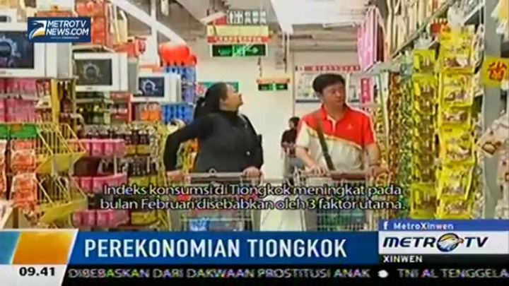 Indeks Konsumsi di Tiongkok Meningkat