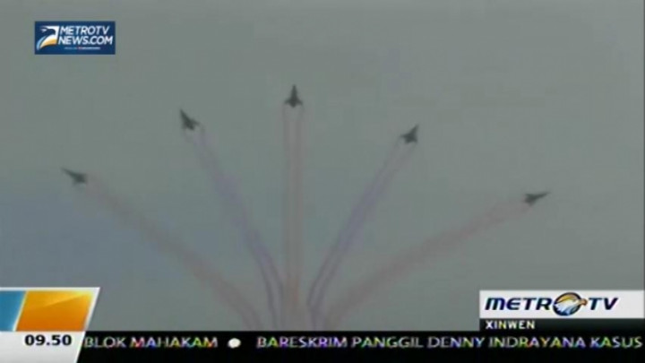 Aksi Empat Pilot Cantik Terbangkan Pesawat Tempur