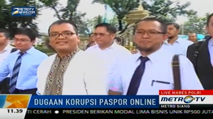 Hadiri Pemeriksaan, Denny Indyanana Bawa Pendukungnya 