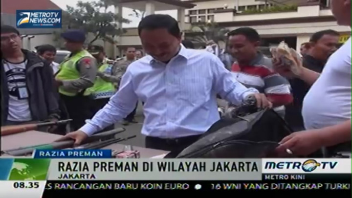 Razia Preman di Wilayah Jakarta dan Bekasi