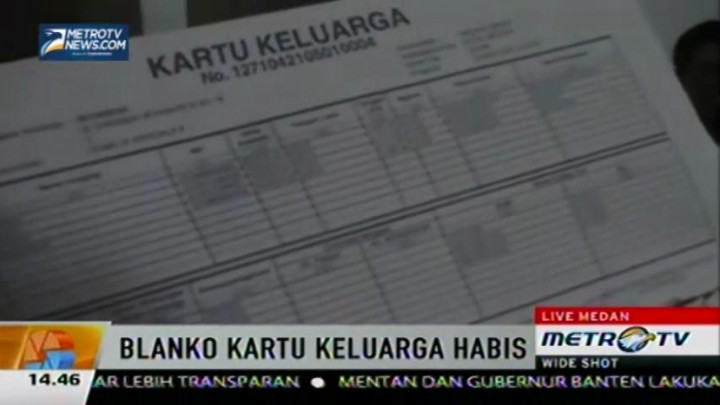 Anggaran Belum Cair, Disdukcapil Kehabisan Blanko KK