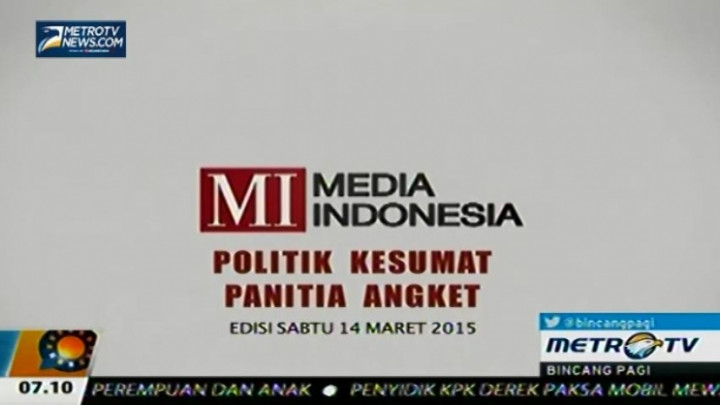 Politik Kesumat Panitia Angket 