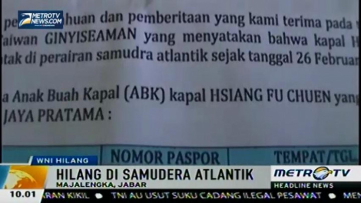 21 ABK Asal Indonesia Hilang di Samudra Atlantik