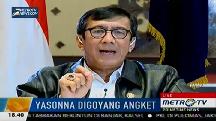 Menkumham: Hak Angket DPR untuk Saya Berlebihan