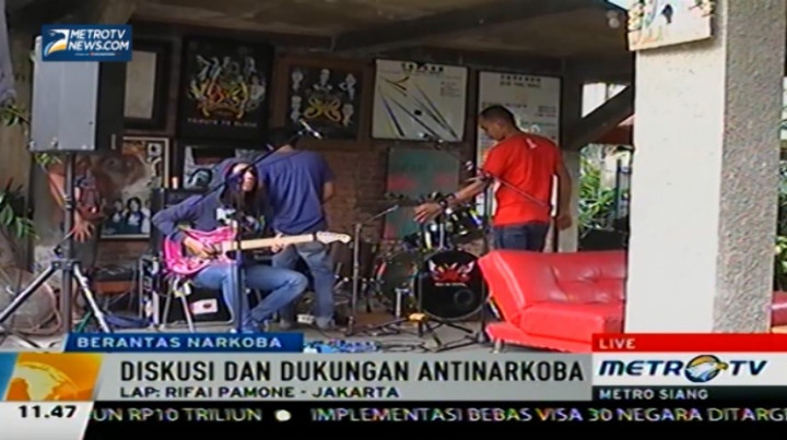 BNN Kunjungi Markas Slank untuk Diskusi Anti Narkoba
