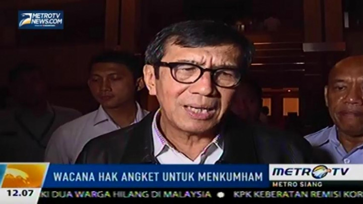 Menkumham Minta DPR Pahami Penggunaan Hak Angket