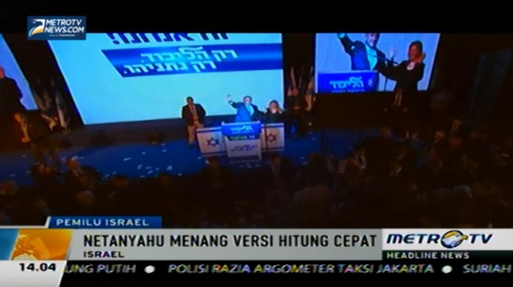 Pemilu Israel, Netanyahu Menang Versi Hitung Cepat